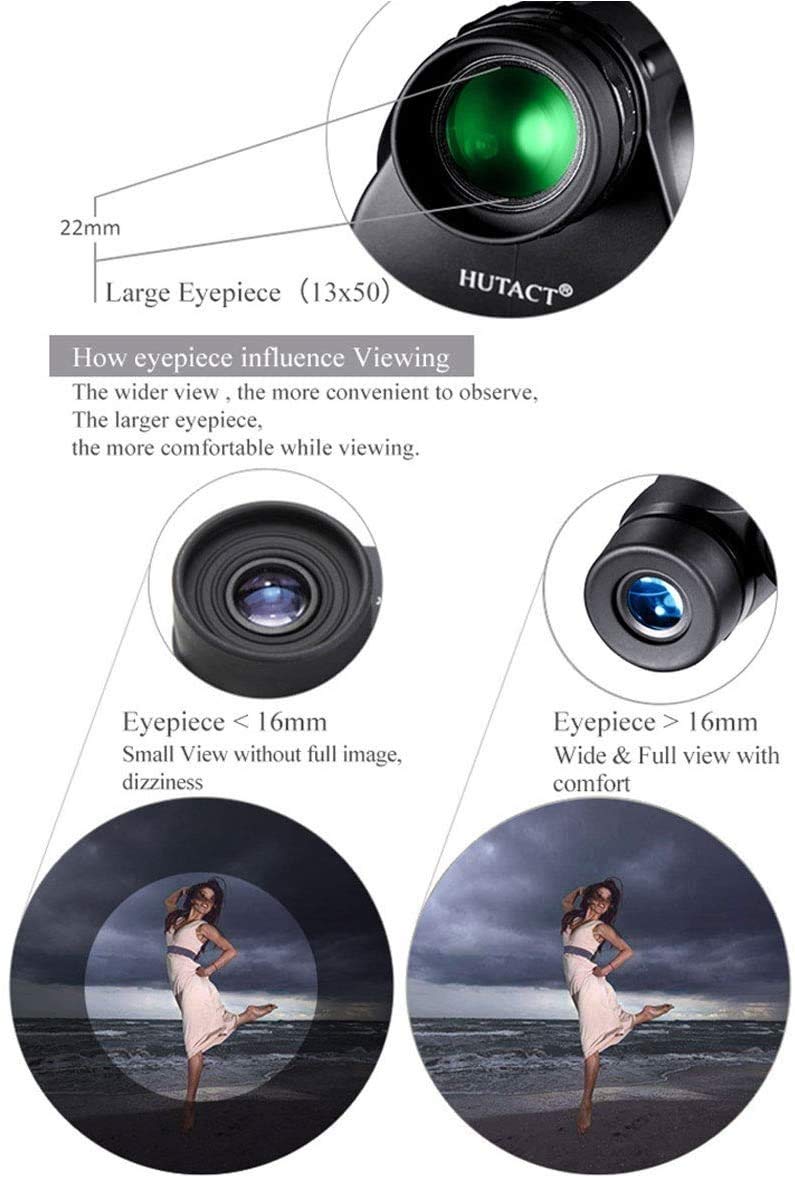 Монокуляр QHYTL HD 13×50 Чорний, фото №4