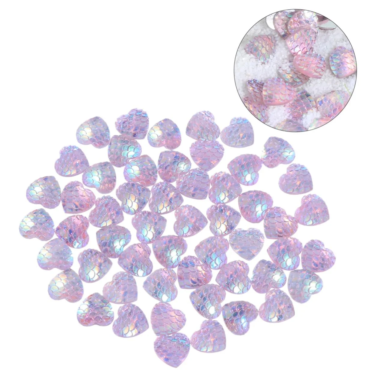 Наповнювач для вази NUOBESTY 150 штук, круглі скляні намистини, рожевий колір русалки, фото №9