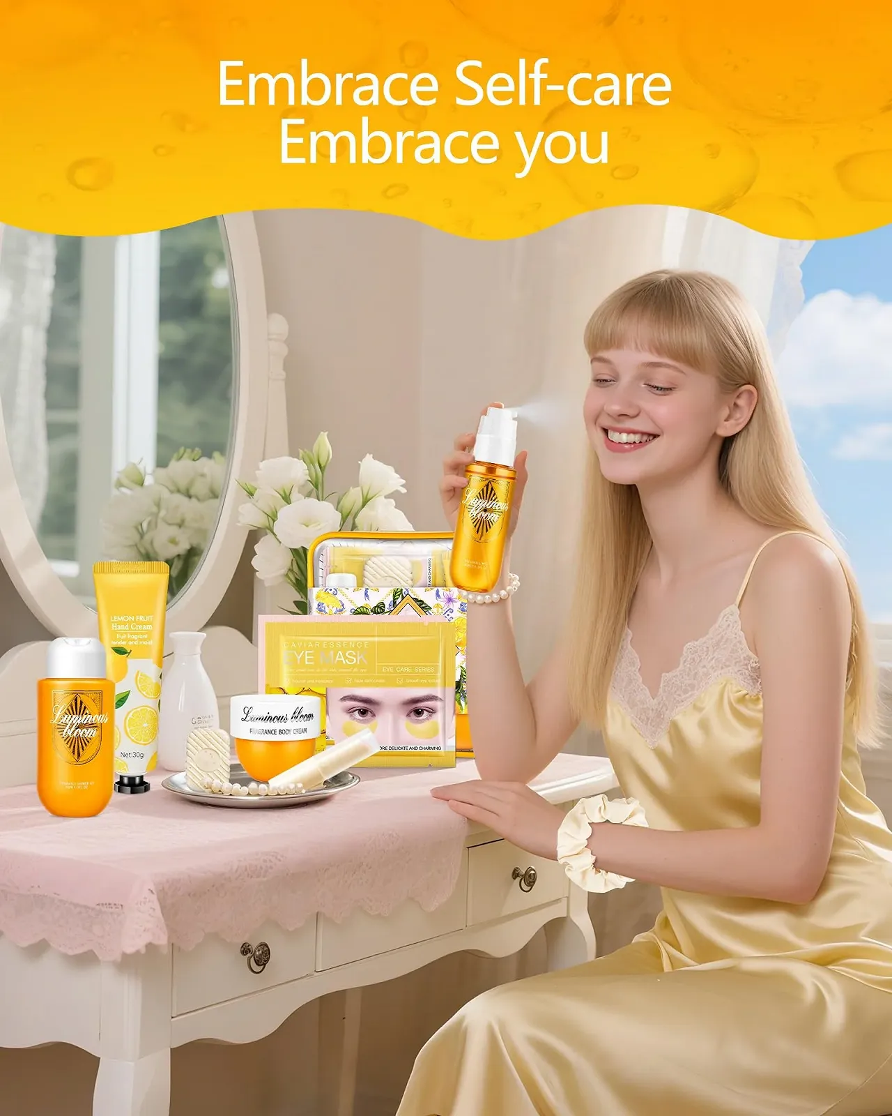 Набір для догляду за шкірою для дівчат та жінок, косметичний набір для подорожей, фото №5