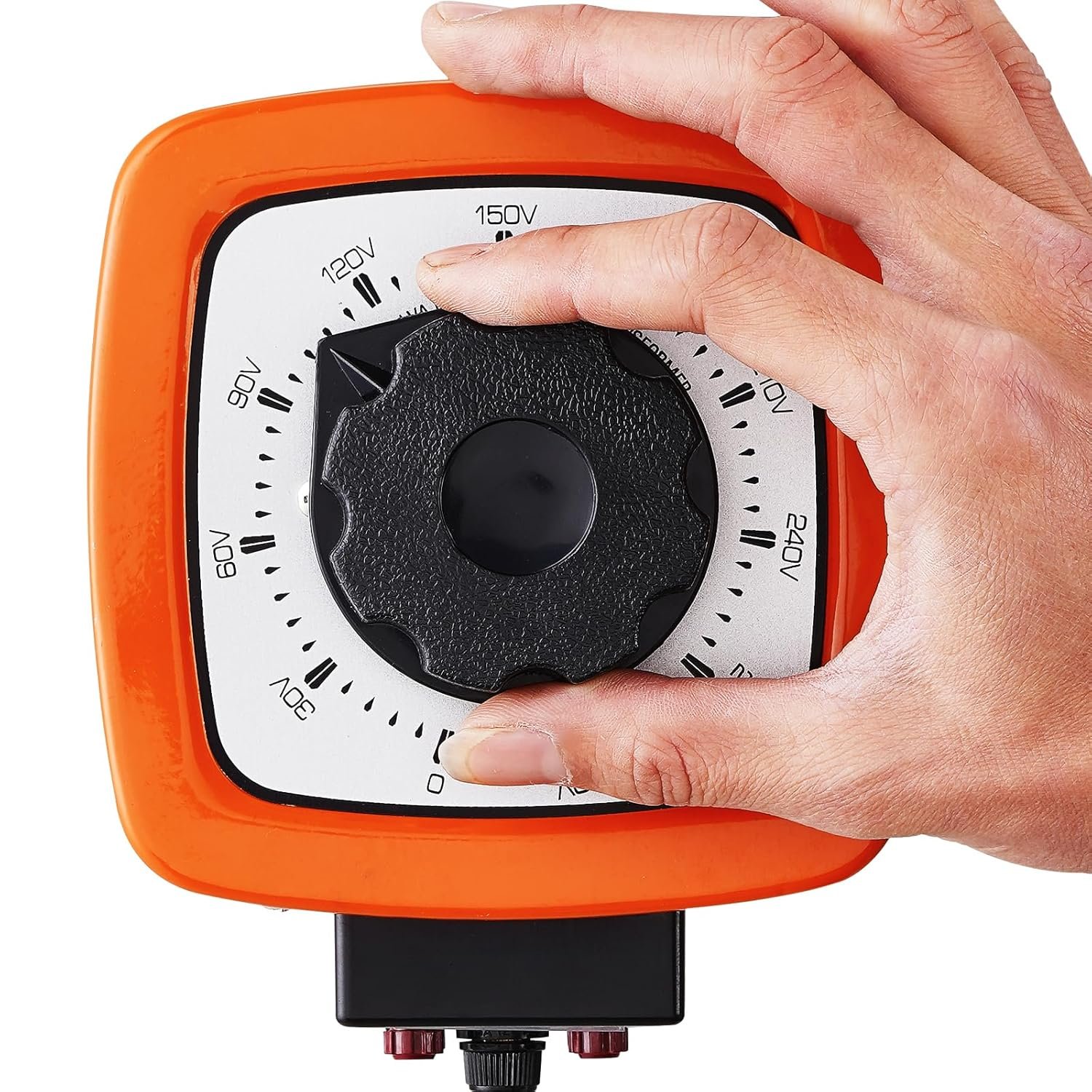 Регульований автотрансформатор VEVOR TDGC2-500VA / 0-300 В / 500 ВА / 1.7 А / Помаранчевий, фото №5