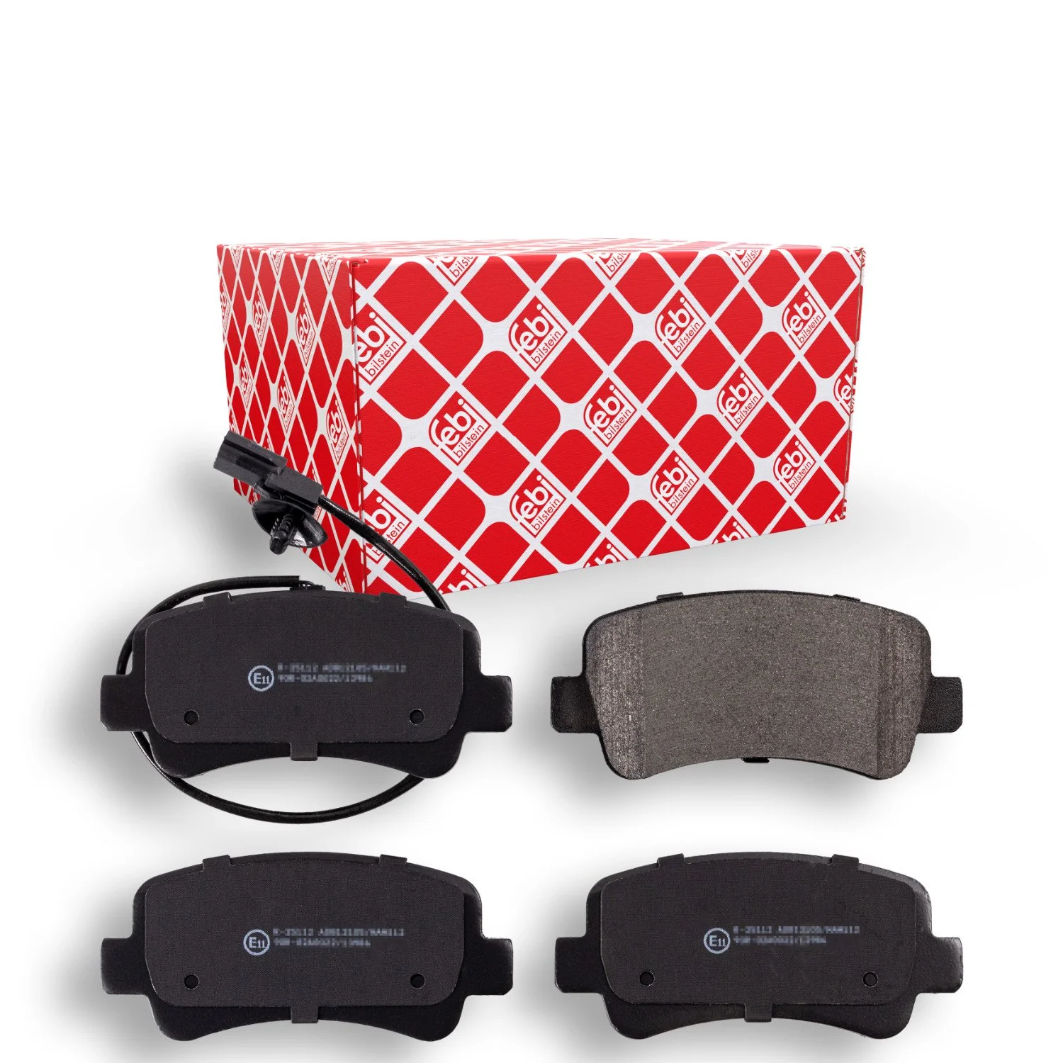 Комплект гальмівних колодок, дискові гальма FEBI BILSTEIN 16843 для NISSAN OPEL RENAULT, фото №1