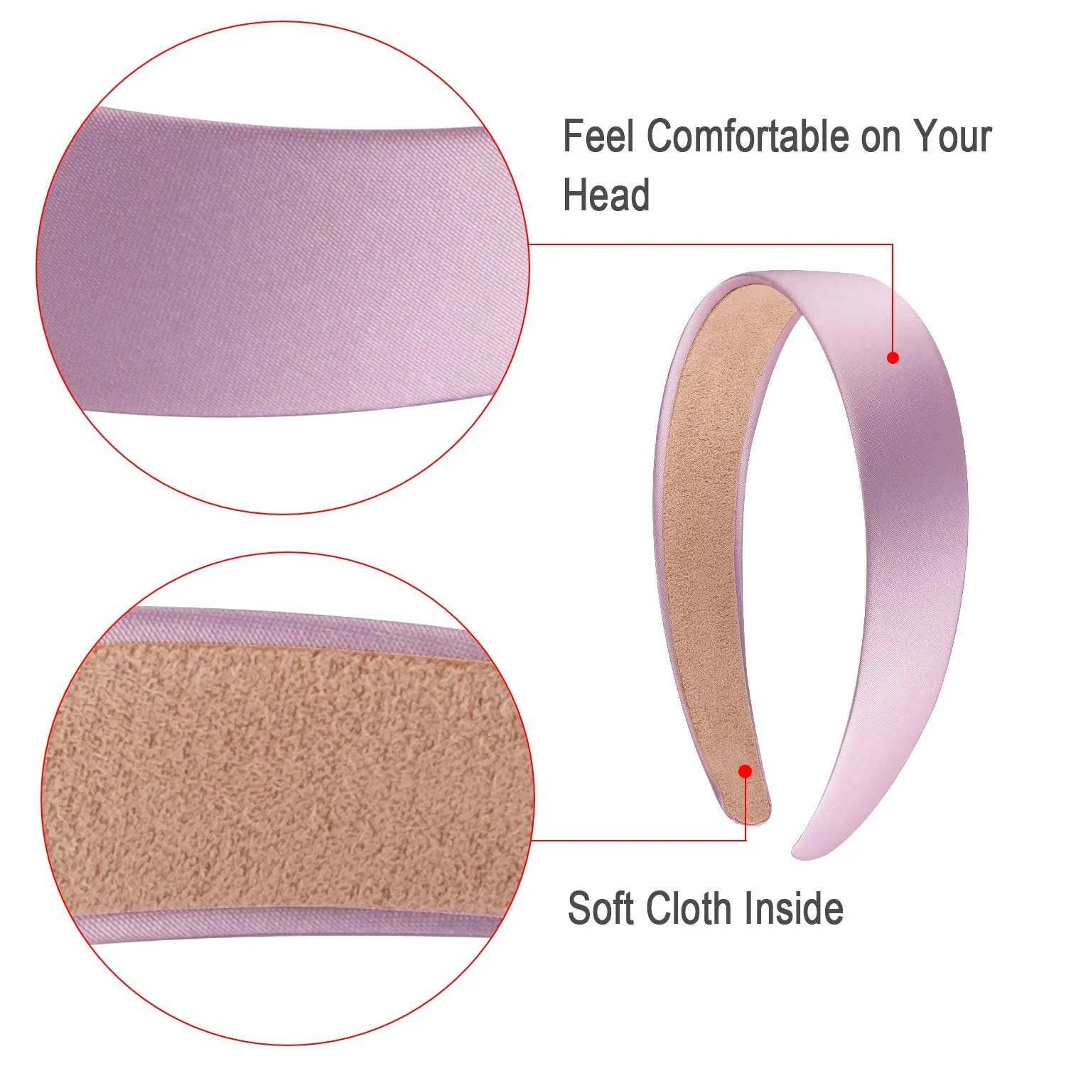 Обруч SIQUK Набір з 30 оксамитових, фото №3