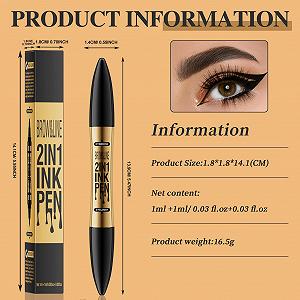 Олівець для брів 3D Waterproof з 4-ма кінчиками Fork Tips 2-в-1 04# ціна на synthetic.ua - Фото 1 Олівець для брів 3D Waterproof з 4-ма кінчиками Fork Tips 2-в-1 04# synthetic.ua - Фото 1