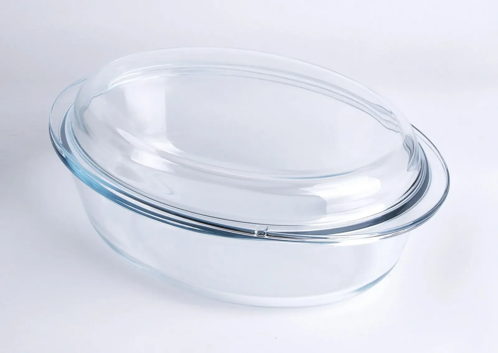 Форма для запекания 3,4 л овальная из закаленного стекла с крышкой для духовки и морозильной камеры, фото №6