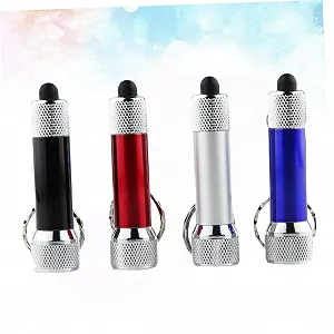 Міні-ліхтарик-брелок LED Homoyoyo, алюмінієвий сплав, 20 шт synthetic.ua - Фото 1