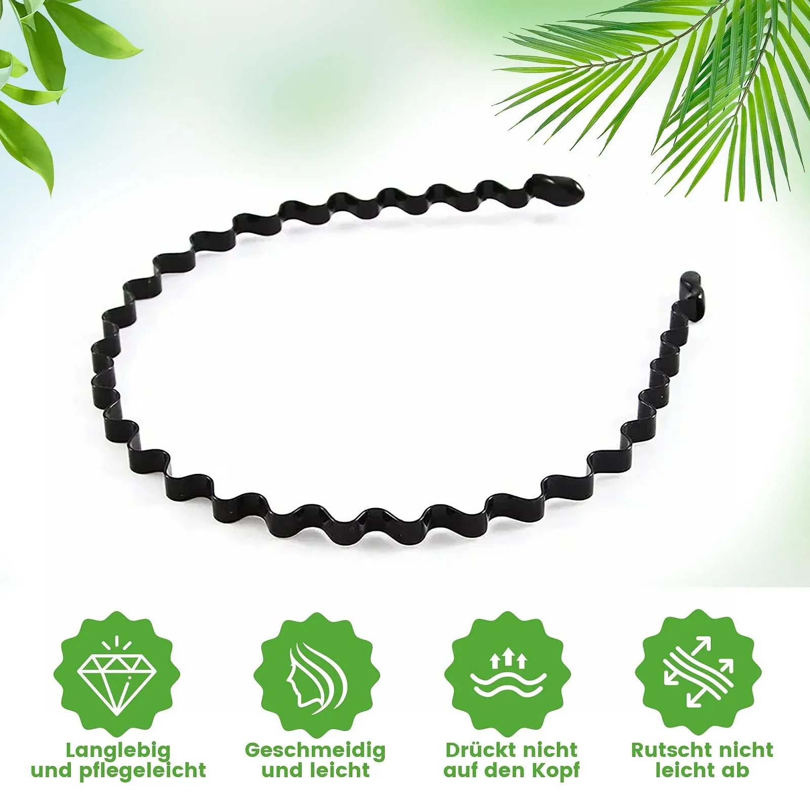 Набір металевих обручів для волосся 12 шт., фото №7