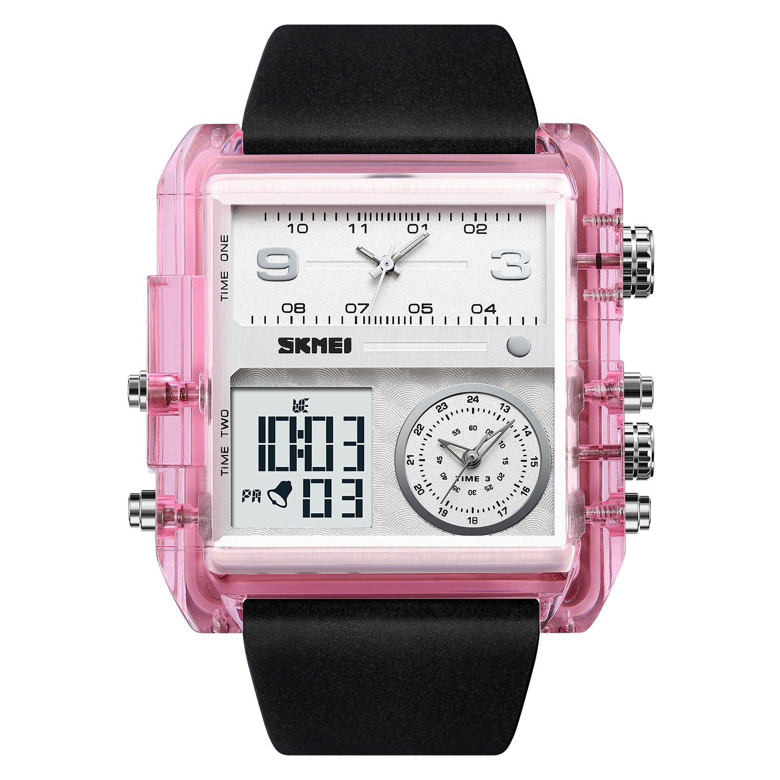Годинник Skmei 2020PK Pink-Transparent SALE, фото №1