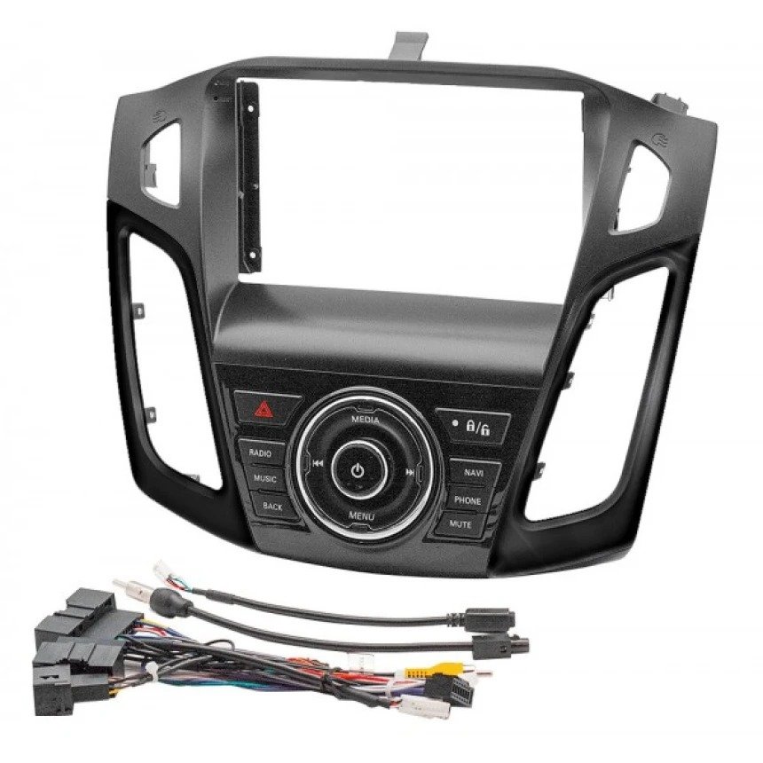 Перехідна рамка Ford Focus 2011-2019 з проводкою CAN, 9 дюймів, фото №2