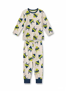 Піжама Sanetta для хлопчиків бежева - Фото 1