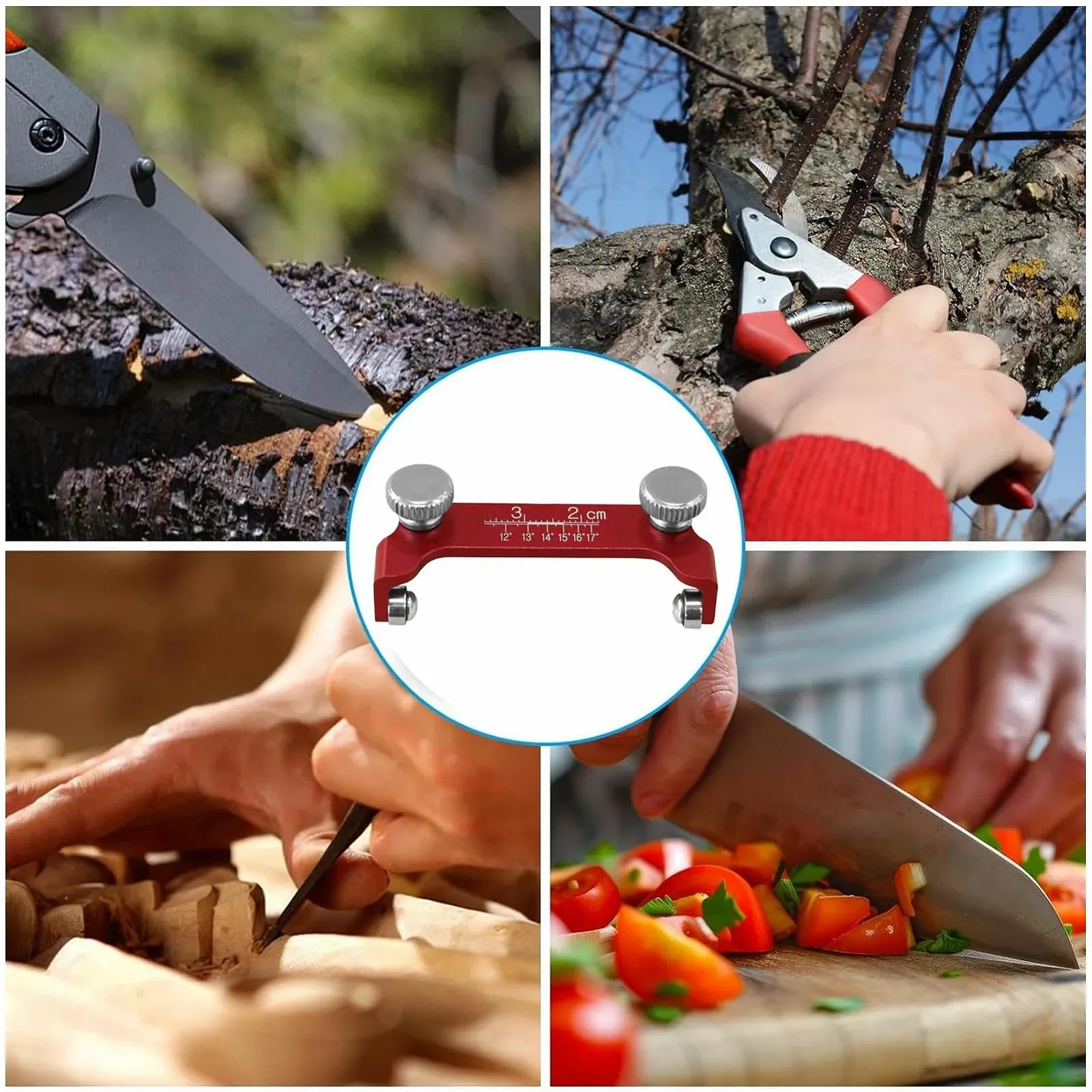 Тримач Wood Parking Aid для заточування стамесок та рубанків регульований з нержавіючої сталі, фото №4