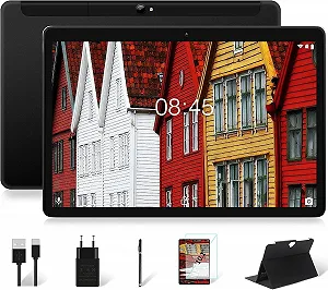 Планшет 10.1" Meberry M6 4/64Gb 4G 2-SIM 4 ядер Android 9 8000 mAh Черный - Фото 1