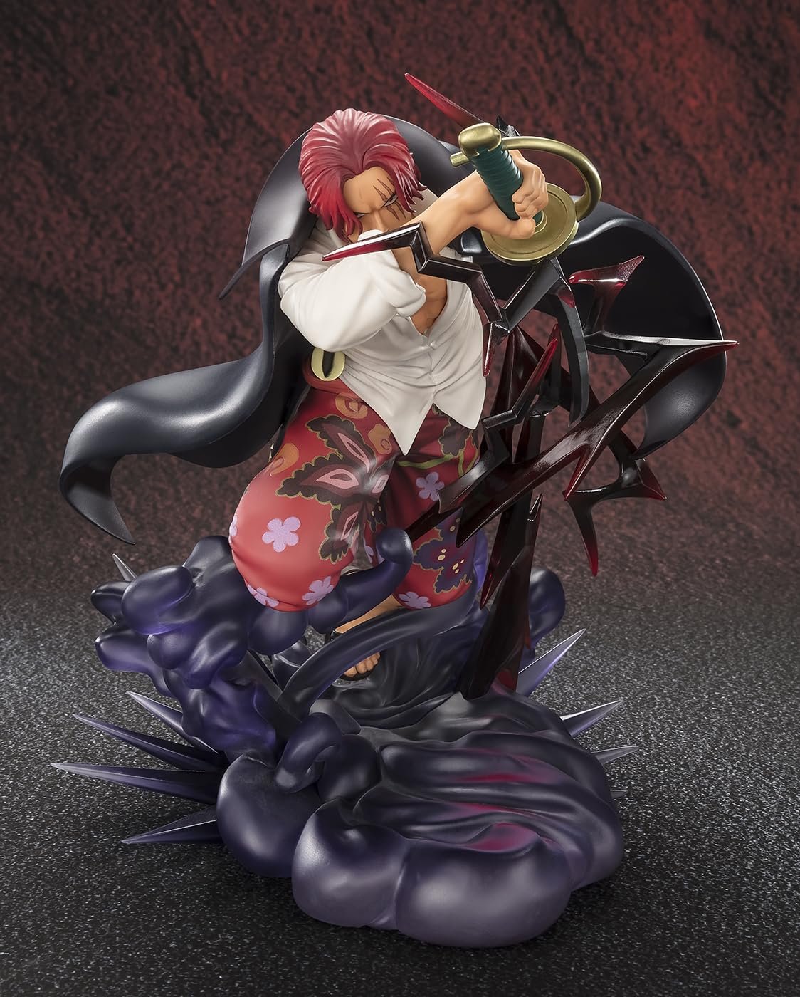 Статуетка ПВХ TAMASHII NATIONS One Piece Figuarts Zero Extra Battle Шанкс Божественний Відхід 20 см, фото №2