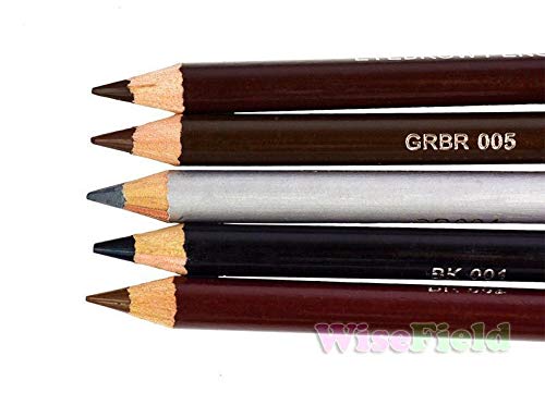 Олівець для брів Professional Defining Waterproof Smudge-free Pencil Brush Коричневий/Чорний, фото №5