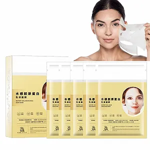 Маска для лица Black Tea Biodance Organic Collagen Overnight, Organic Collagen Real Deep Mask, для борьбы с морщинами и тонкими линиями, увлажнения 5 шт. - Фото 1