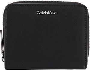 Кошелек Calvin Klein Ck Must Medium Zip Around Wallet K60k611937 Черный (Ck Black) synthetic.ua - Фото 1