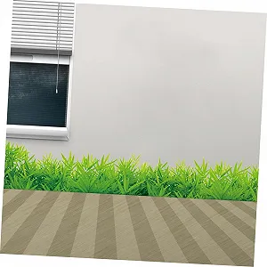 Настінна наклейка Tofficu Green Grass набір 3 шт. самоклейна знімна synthetic.ua - Фото 1