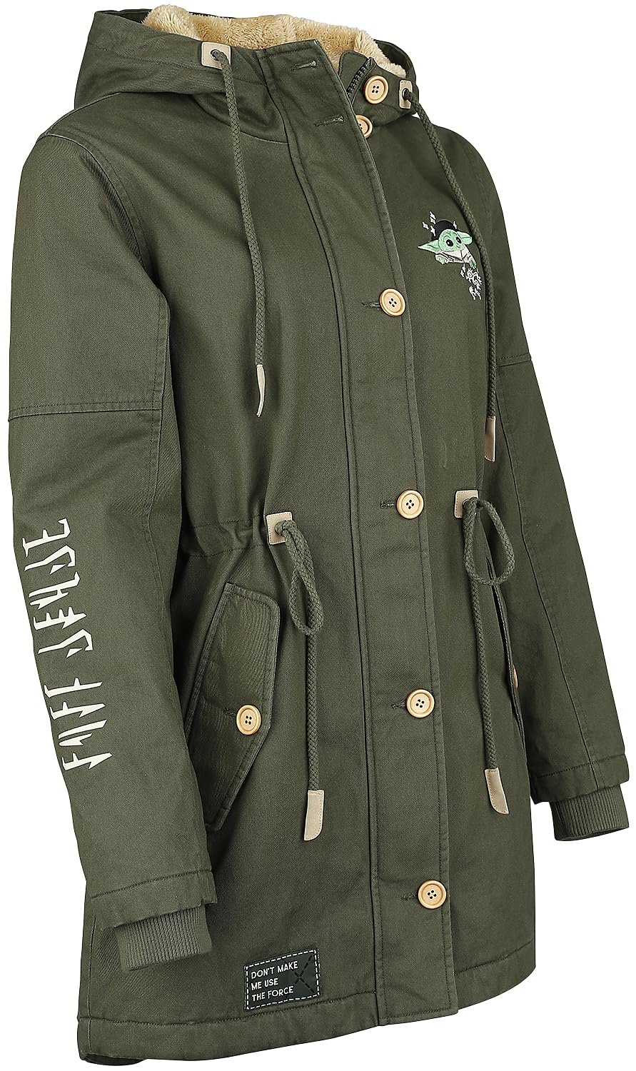 Жіноча зимова куртка Star Wars The Child Різнокольорова, фото №3