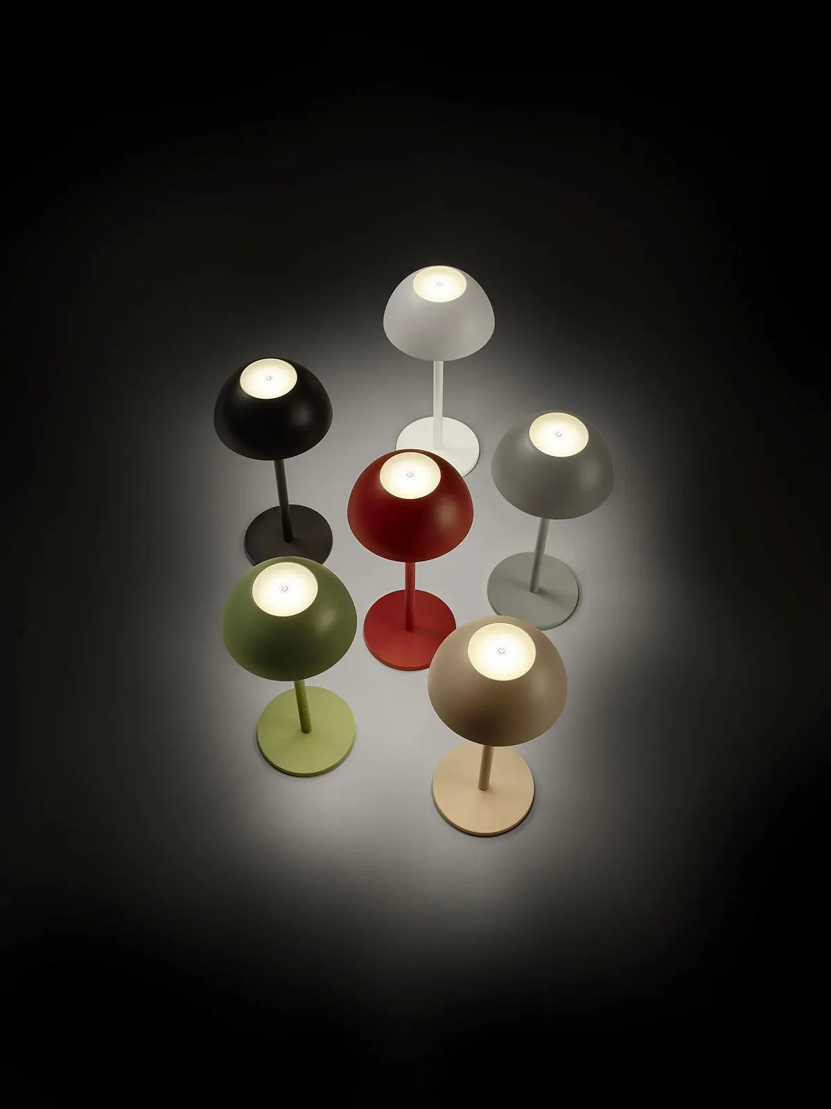 Настільна лампа Robert LED 30 см Червоний, фото №6