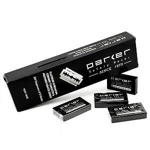 Лезвия для безопасной бритвы Parker Double Edge Platinum Tungsten Chrome 100 шт. - Фото 1
