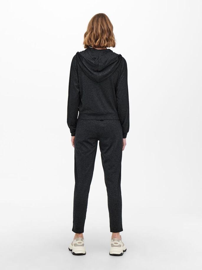 Толстовка Only Play NASHA LS HOOD ZIP BRUSH SWEAT 15236667 Меланж XS, фото №2