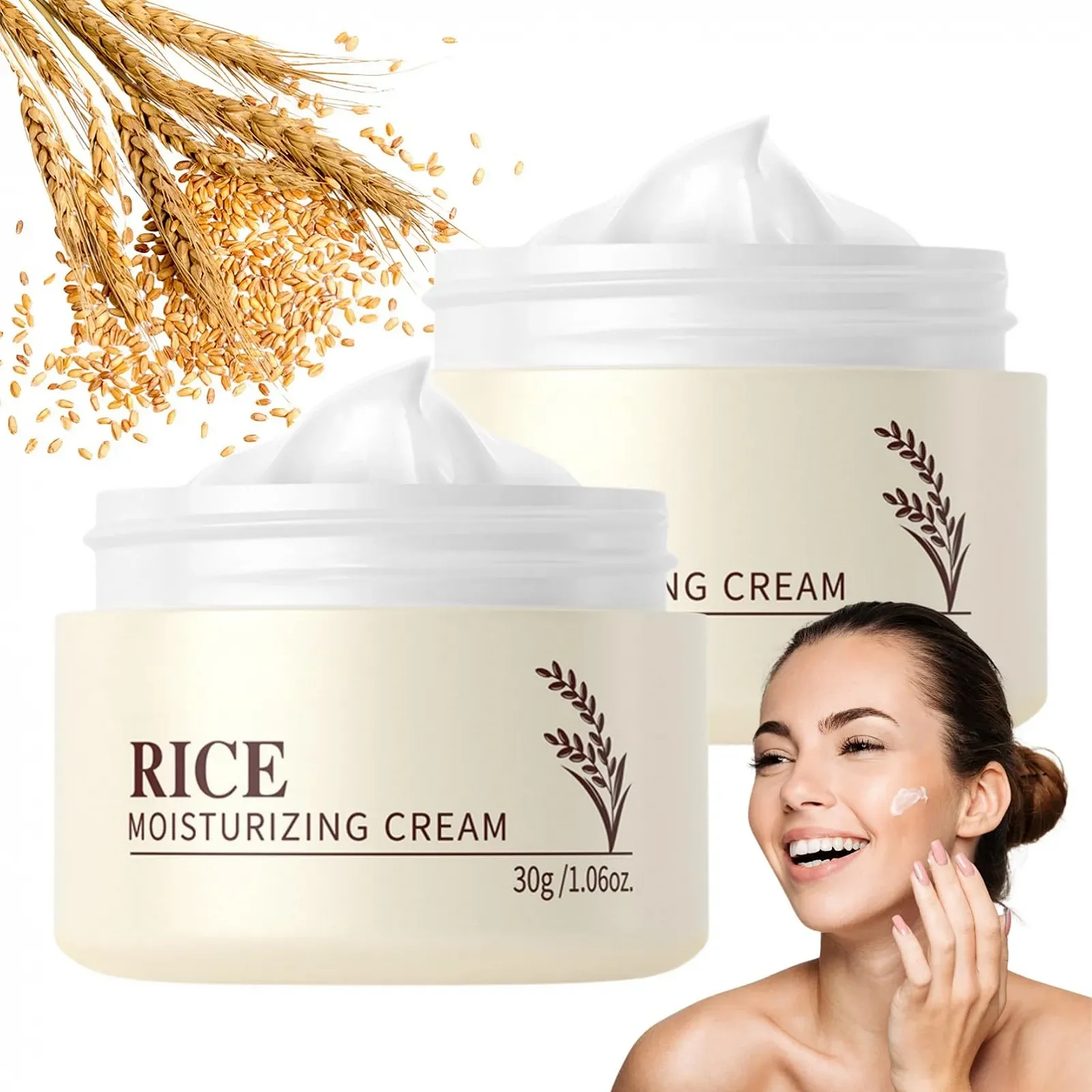 Крем для обличчя Rice Ceramide розгладжувальний антивіковий для сухої шкіри набір 2 шт, фото №1 Крем для обличчя Rice Ceramide розгладжувальний антивіковий для сухої шкіри набір 2 шт, фото №1