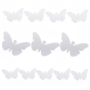 Набір наклейок на стіну OSALADI 3D Butterfly Mirror Acrylic - Фото 1