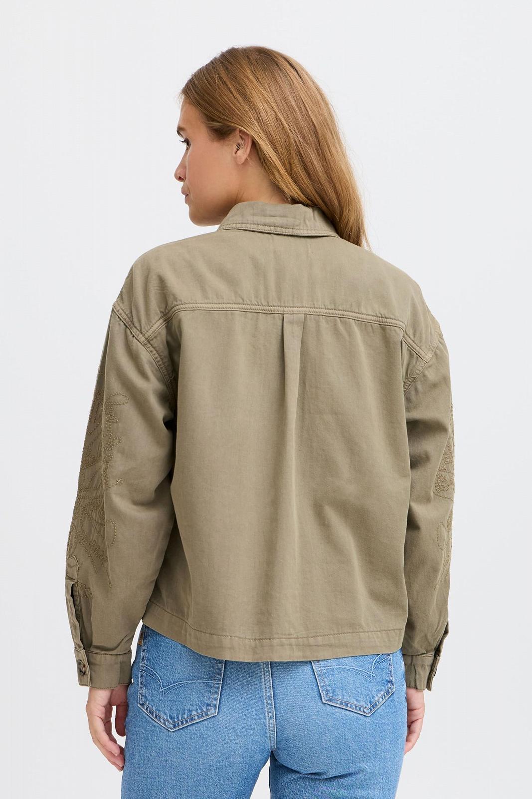 Джинсовая Куртка PULZ JEANS PZLAINA Женская Джинсовая Переходная Куртка 100% Хлопок Свободный крой, фото №3