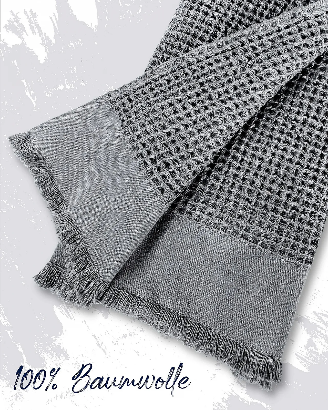 Покривало Gräfenstayn Premium з бахромою - 150 x 200 см, фото №2