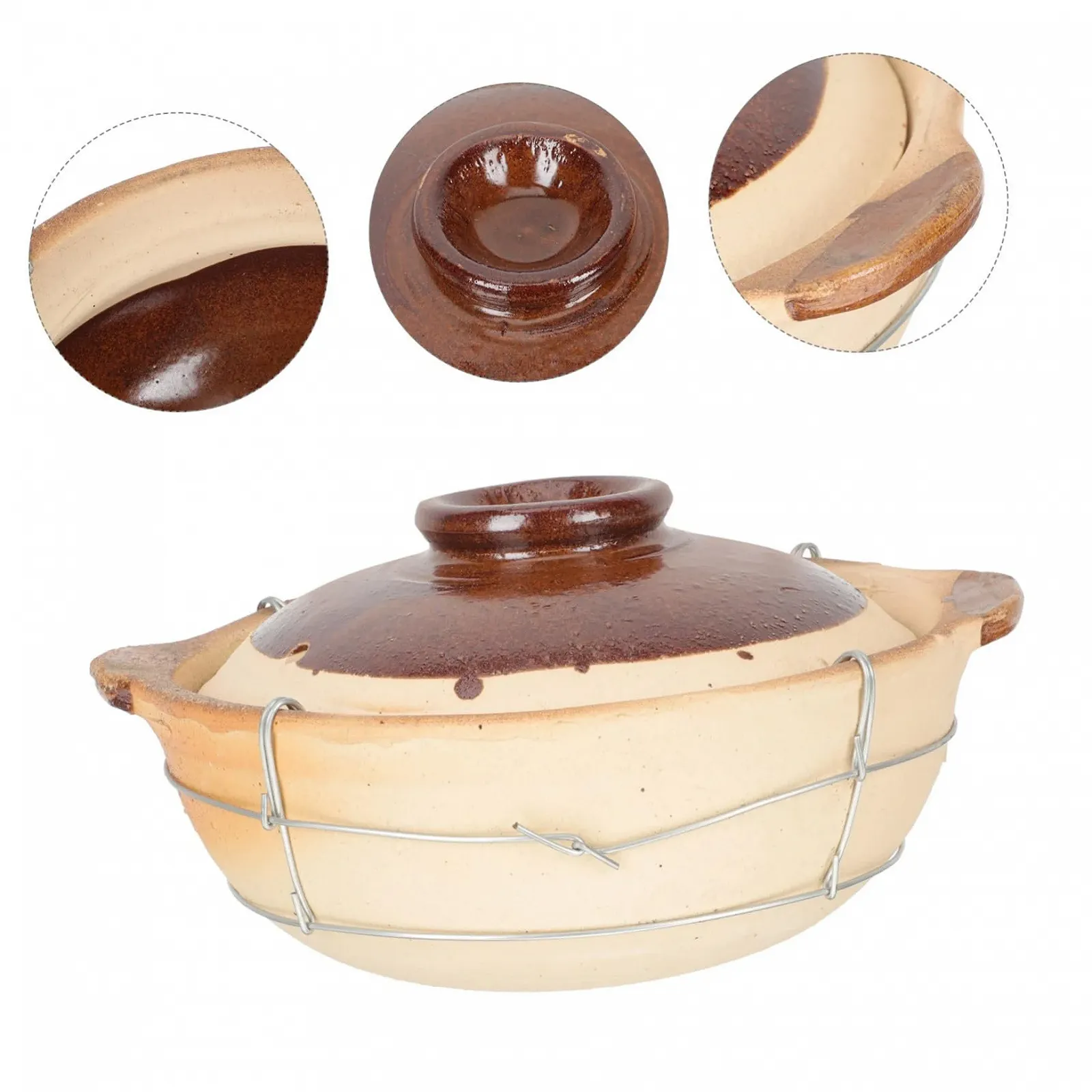 Кастрюля для тушения VALICLUD с ручкой антипригарная для индукции и открытого огня, фото №9