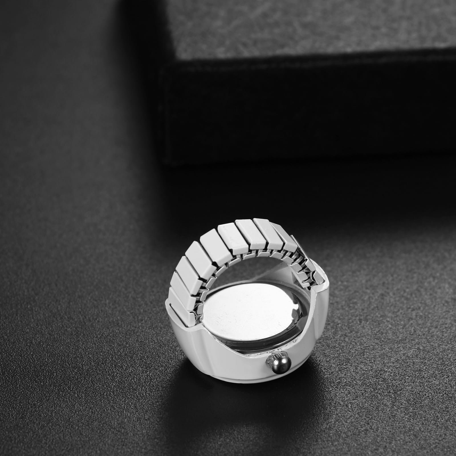 Аналоговий наручний годинник Quartz OIDEA Еластичний Однотонний Арабські цифри Сталевий браслет, фото №5