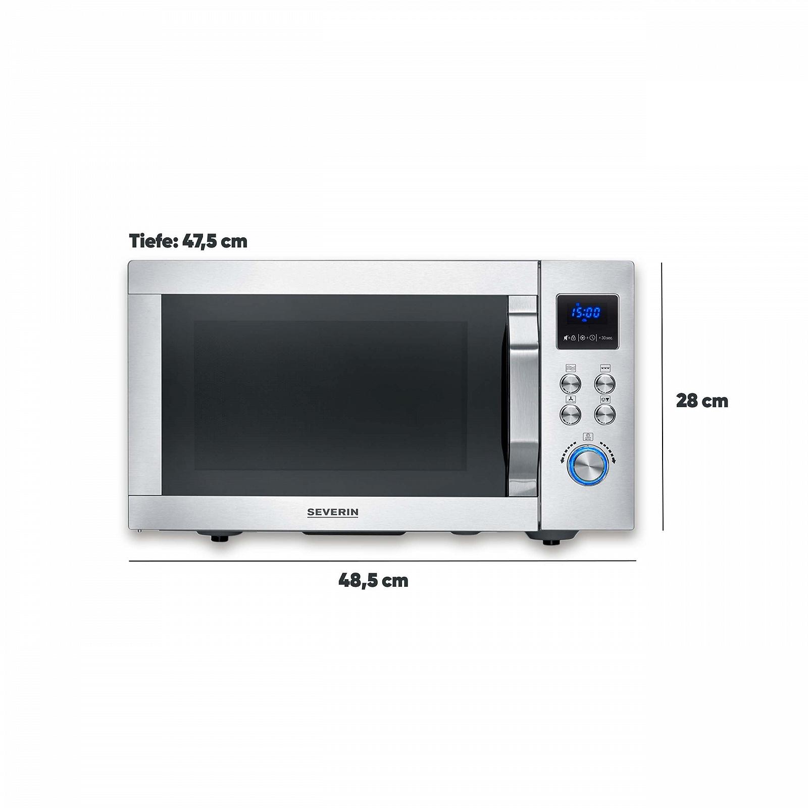 Микроволновая печь SEVERIN MW 7982 4-in-1 Crispy Wave 25 L Silver/Stainless Steel, фото №6 Микроволновая печь SEVERIN MW 7982 4-in-1 Crispy Wave 25 L Silver/Stainless Steel, фото №6