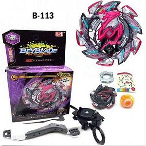 Волчок Beyblade Hell Salamander B-113 Адская Саламандра Взрыв 4 сезон с ручкой и пусковым устройством synthetic.ua - Фото 1
