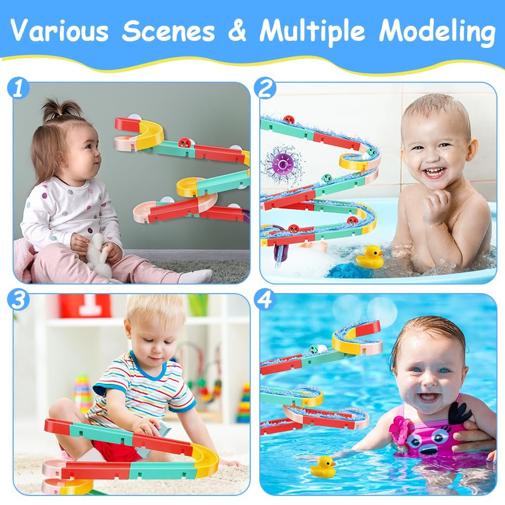 Игрушка для ванны OSDUE, Водная с мраморным треком и присоской., фото №6 Игрушка для ванны OSDUE, Водная с мраморным треком и присоской., фото №6
