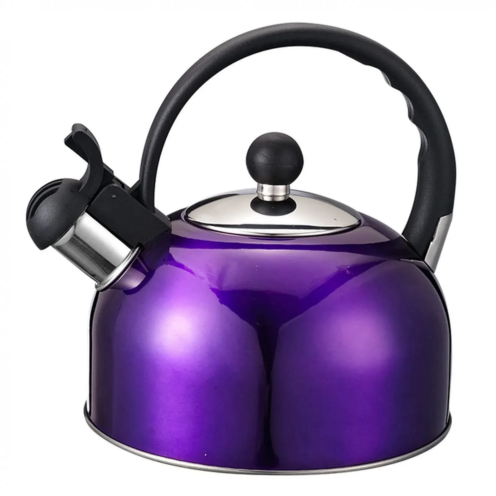 Чайник 2.2л з нержавіючої сталі Червоний, фото №1