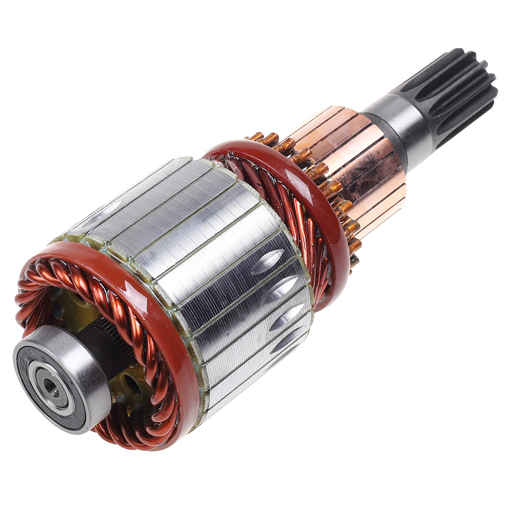 Якорь стартера 12В 2,7 кВт пр-во Юбана 123706001, фото №2