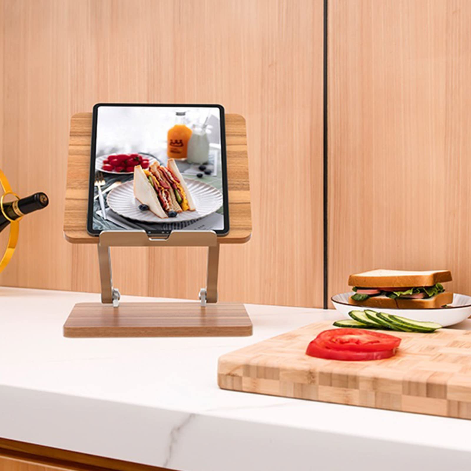 Підставка для ноутбука дерев'яна портативна ергономічна легка та міцна для 12-17" ноутбуків, фото №6