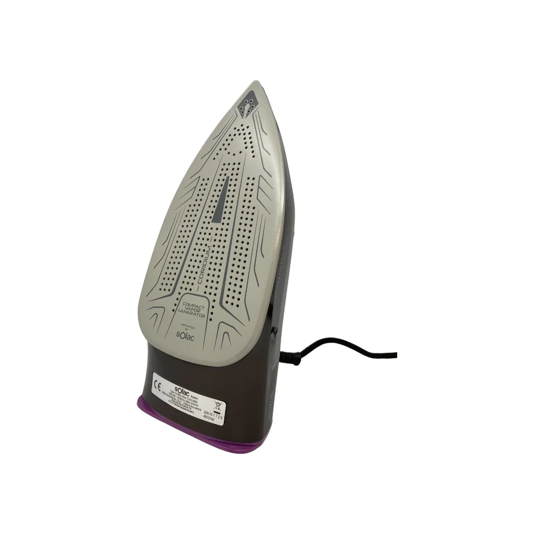 Утюг Solac CVG9506 Easy Temp Evolution 2400 W Purple/Black, фото №4 Утюг Solac CVG9506 Easy Temp Evolution 2400 W Purple/Black, фото №4