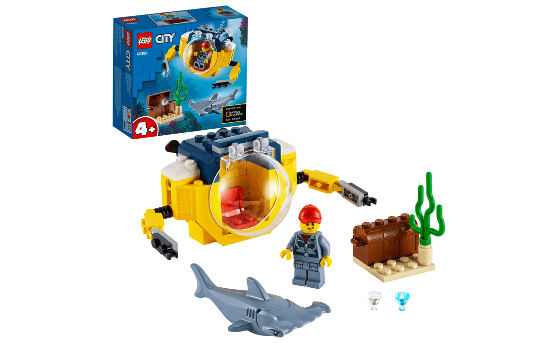 Конструктор LEGO Мини-субмарина 41 деталь 60263, фото №3