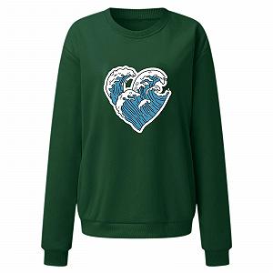 Женский Свитшот Generisch Однотонный Большие Размеры 52 synthetic.ua - Фото 1