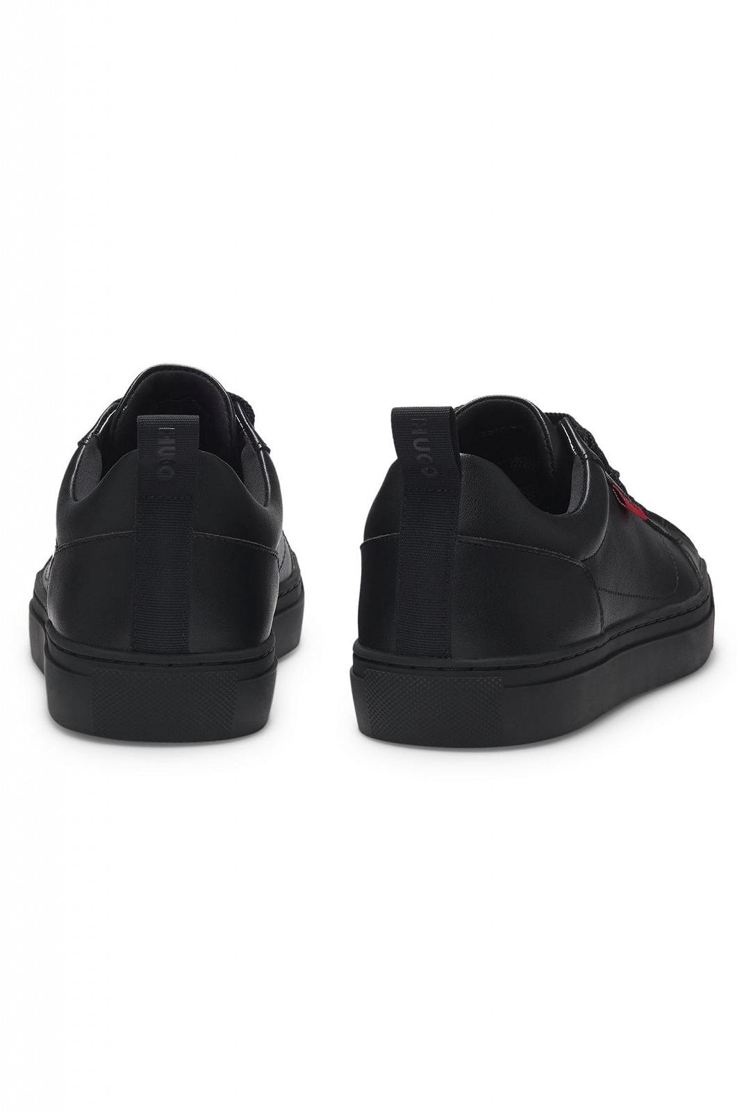 Кросівки HUGO Morrie Tenn зі штучної шкіри з червоним логотипом, фото №5