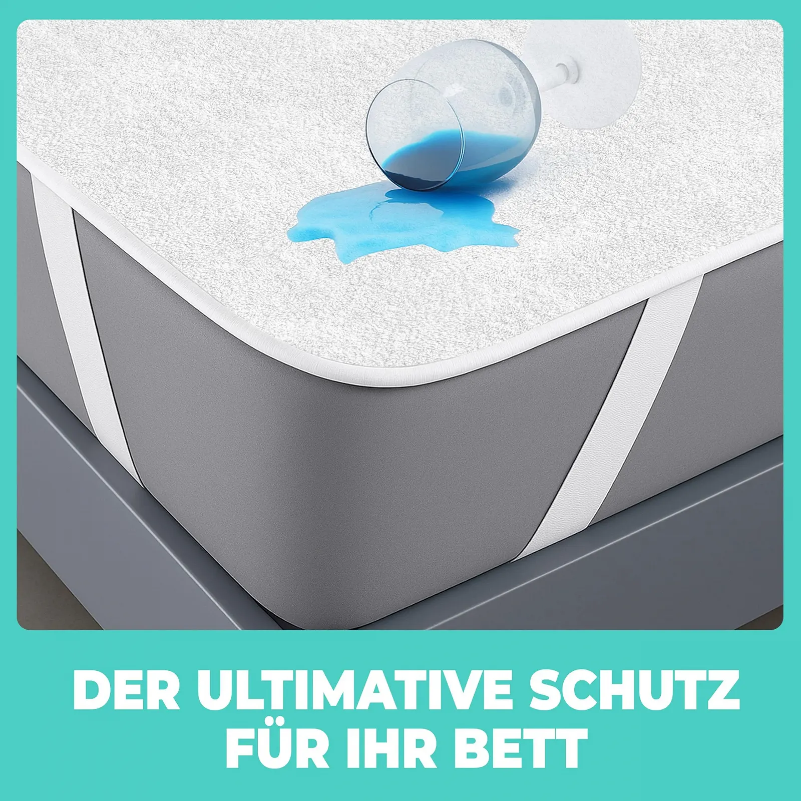 Наматрацник Водонепроникний 90 x 200 см Бавовна, 2 шт., фото №8 Наматрацник Водонепроникний 90 x 200 см Бавовна, 2 шт., фото №8