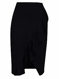 Спідниця-олівець Vive Maria Colette, жіноча, середньої довжини, чорна synthetic.ua - Фото 1