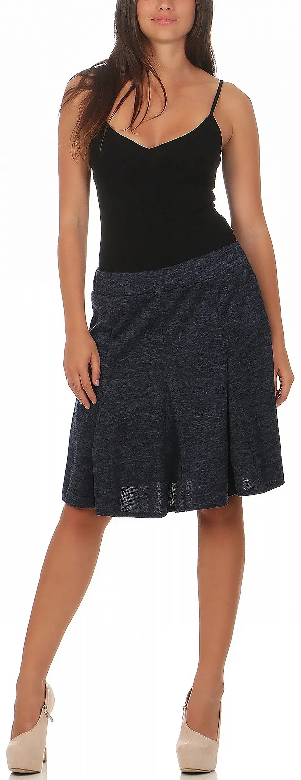 Спідниця Malito 6914 Жіноча Кльош з еластичним поясом Зимова, фото №4