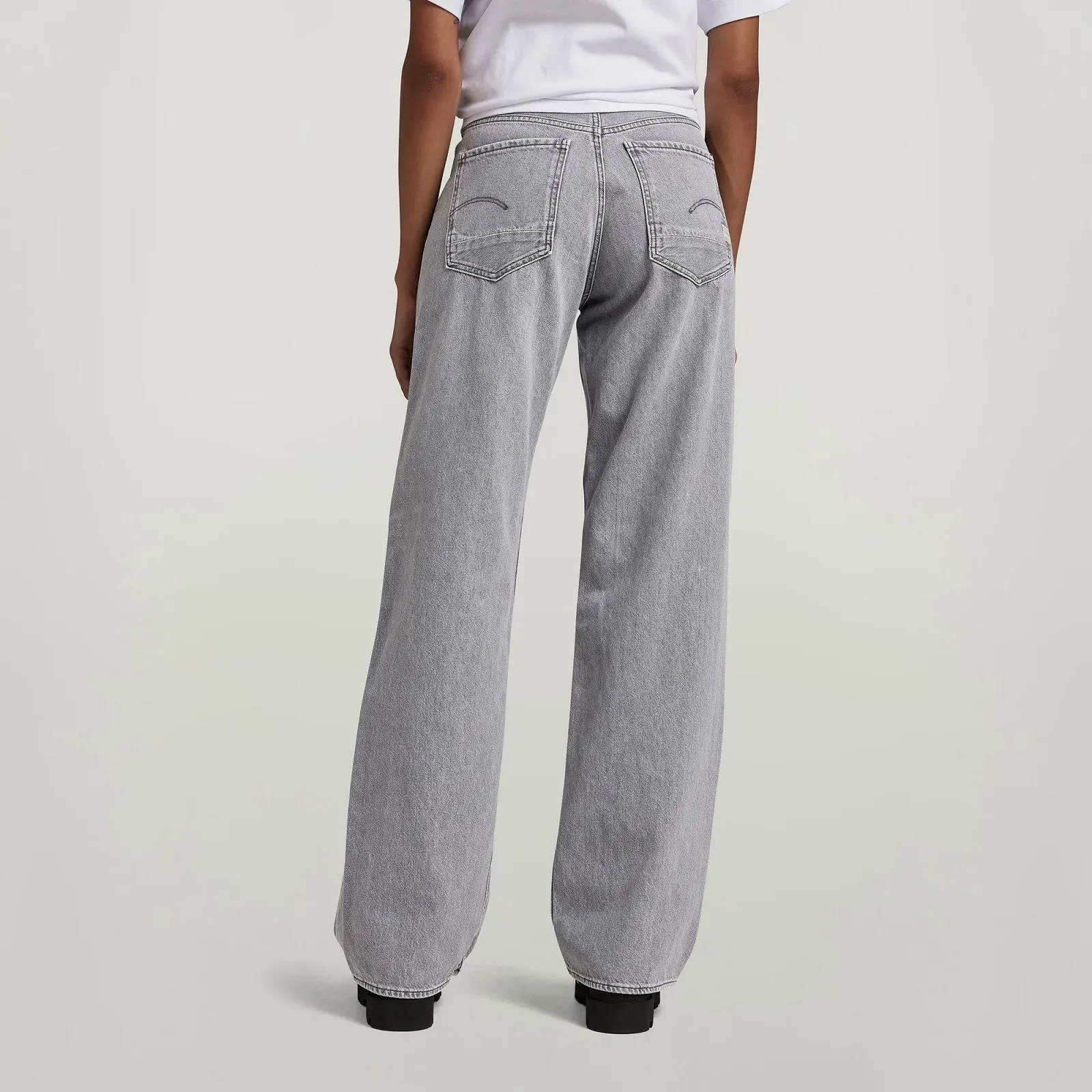 G‑Star Stray Ultra High Straight Faded Grey Limestone - 27, фото №2