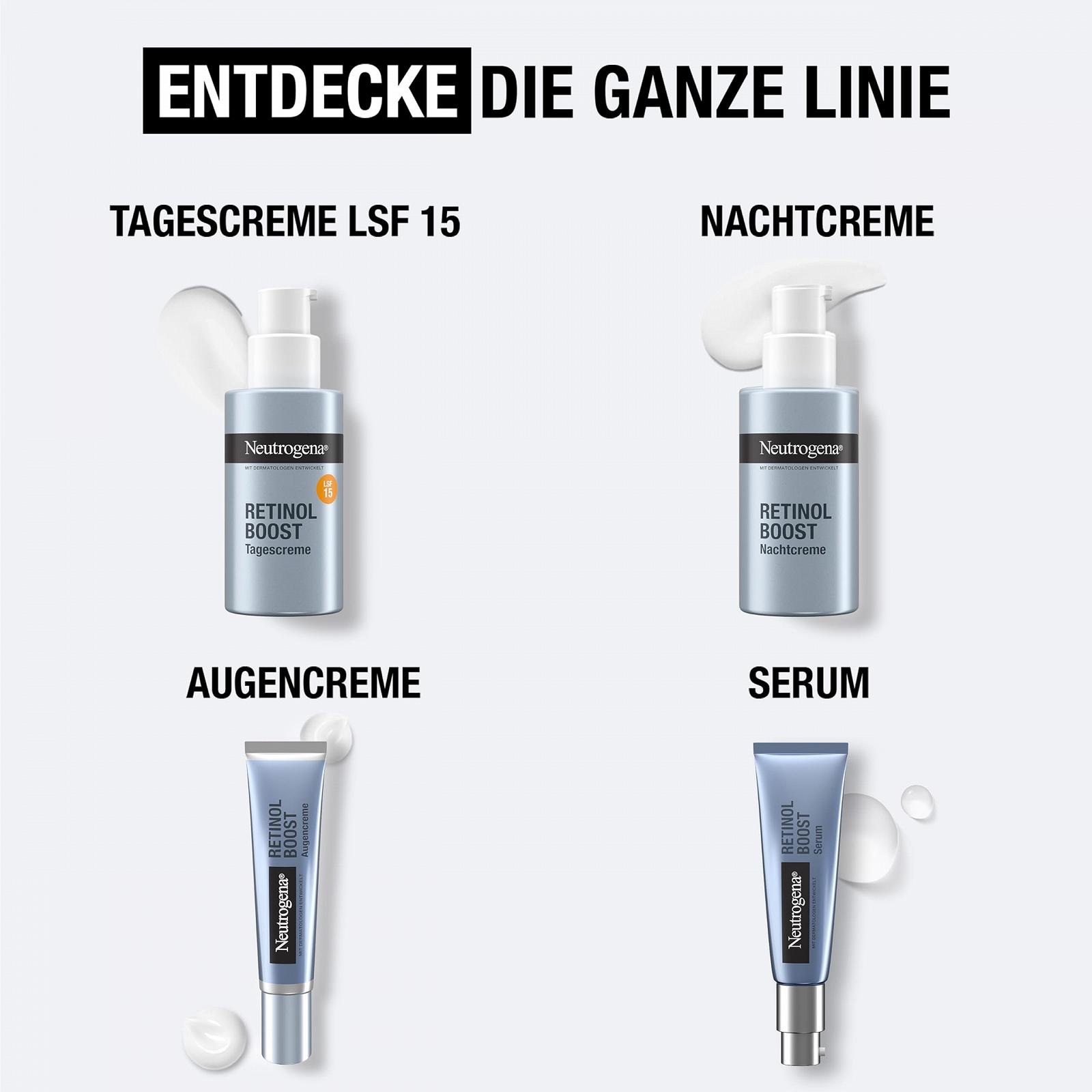 Денний крем для обличчя Neutrogena Retinol Boost Tagescreme LSF 15 50 мл, фото №7 Денний крем для обличчя Neutrogena Retinol Boost Tagescreme LSF 15 50 мл, фото №7