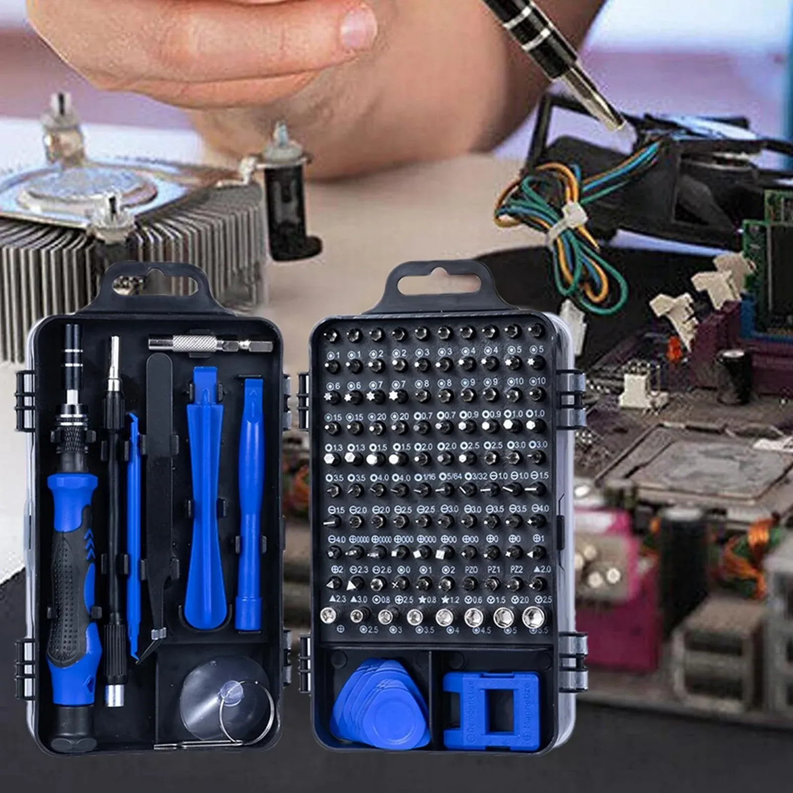 Набір викруток Precision Magnetic 115 в 1 Портативний, фото №3