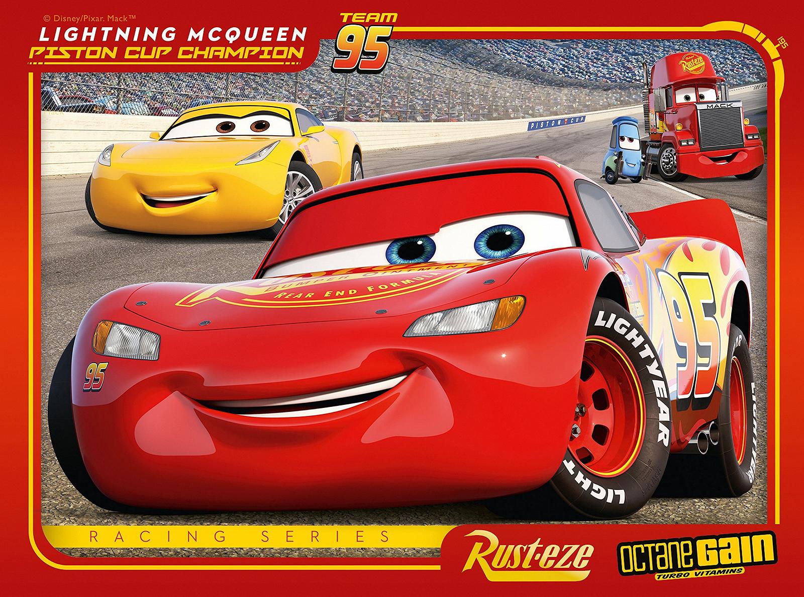 Пазл Ravensburger Disney Pixar Cars 3 4 в 1 12, 16, 20, 24 детали, фото №3