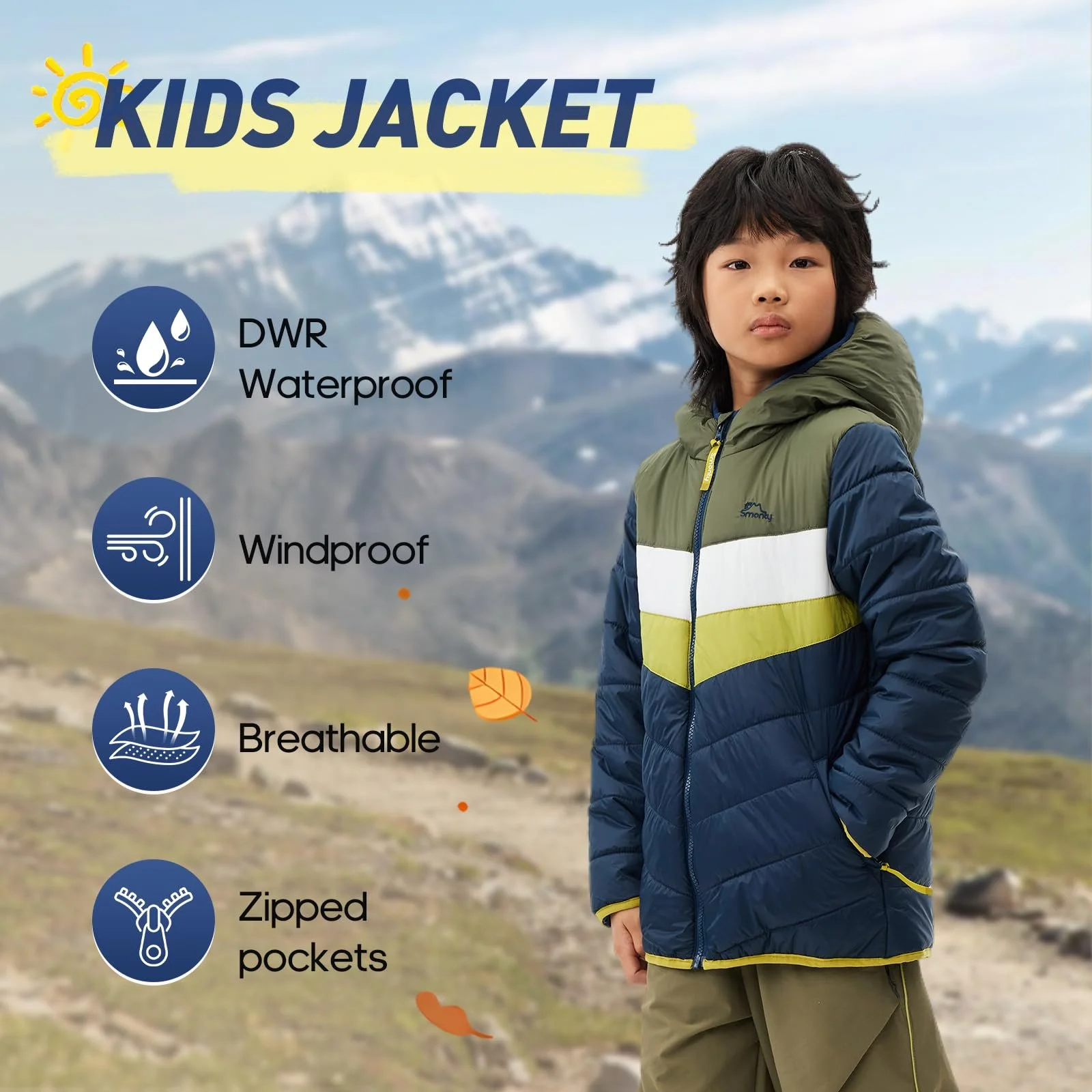 Пухова куртка SMONTY для дітей Водонепроникне і легке, фото №6 Пухова куртка SMONTY для дітей Водонепроникне і легке, фото №6