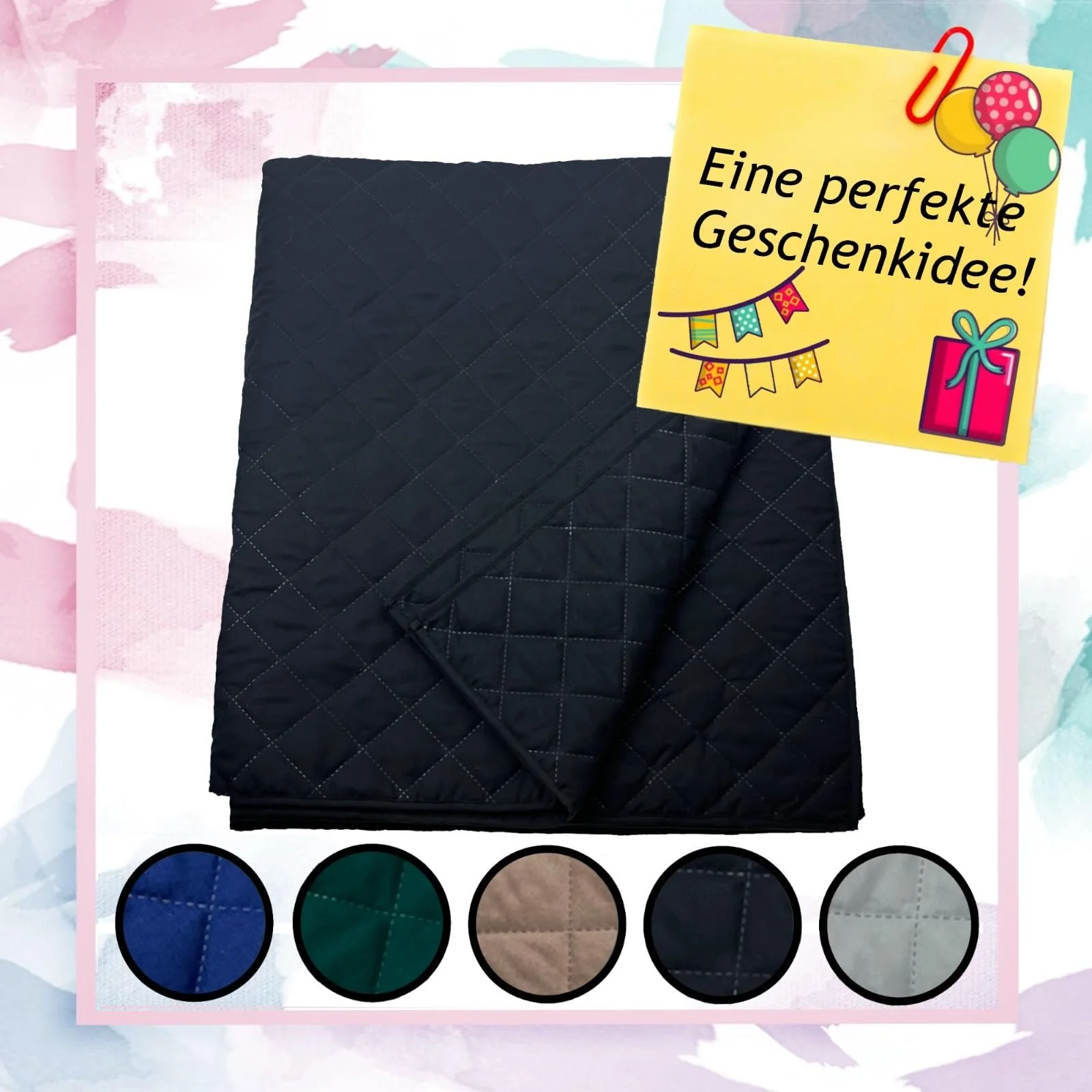 Покривало Хмарний візерунок 170 x 210 см Чорний, фото №8