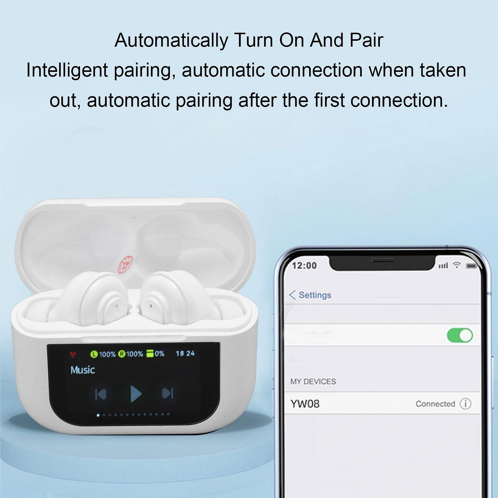 Навушники-перекладачі зі сенсорним РК-екраном AI, 144 мови, в реальному часі, Bluetooth 5.4, фото №3